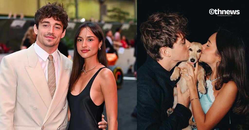 model and influencer Alexandra Saint Mleux Confirms Engagement to Ferrari Star Charles Leclerc!