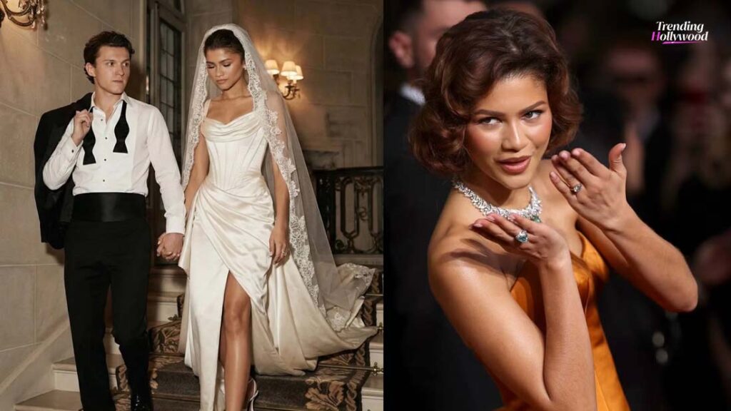 Zendaya first time Reacts to Zendaya & tom Holland Weeding Rumours at Essence Black Women in Hollywood Awards