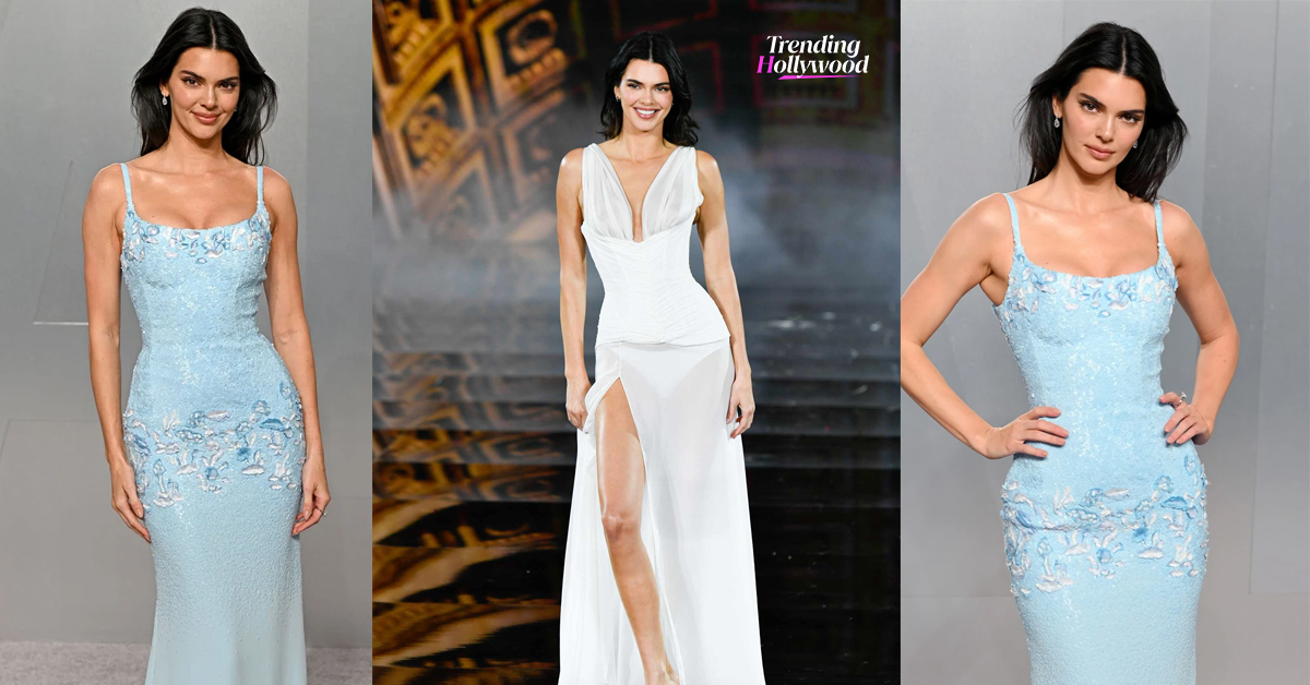 Kendall Jenner Stuns in Blue Chanel at Vanity Fair Oscars After-Party.